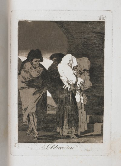 Plate from Los Caprichos, 1797-1798 by Francisco de Goya